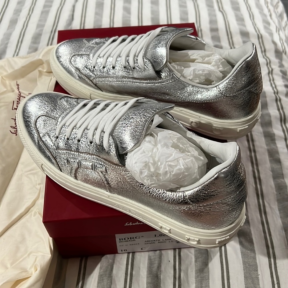 Gently Worn Ferragamo Sneakers